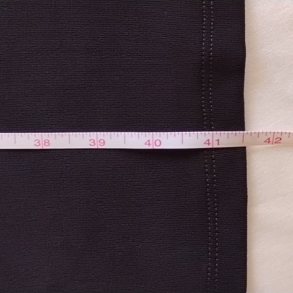 NWT Chico's Travelers Square Neck Dress 2 12 14 Slinky Black Short Sleeve - Picture 11 of 11